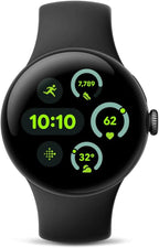 Google Pixel Watch 3 (41 mm) 24-hour battery - matte black aluminium case - obsidian band - Wi-Fi
